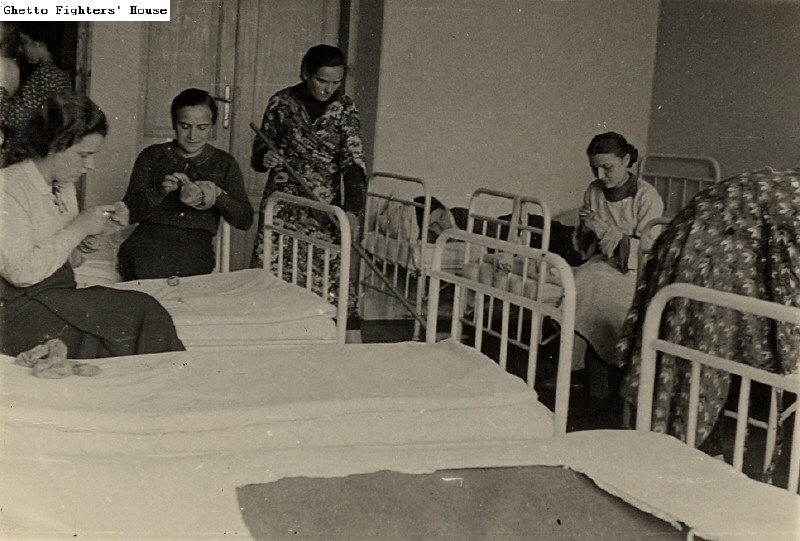 Students in the dormitory of the Kraków Seminary